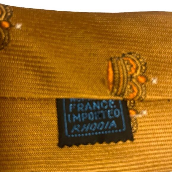 Vintage Rhodia France Crown Skinny Tie - Picture 3 of 3